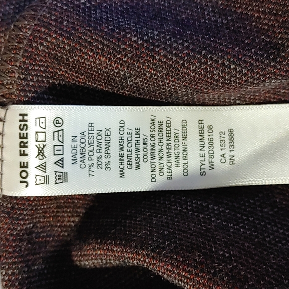 2/$30 Joe Fresh Ladies size Large houndstooth dress - Picture 6 of 6